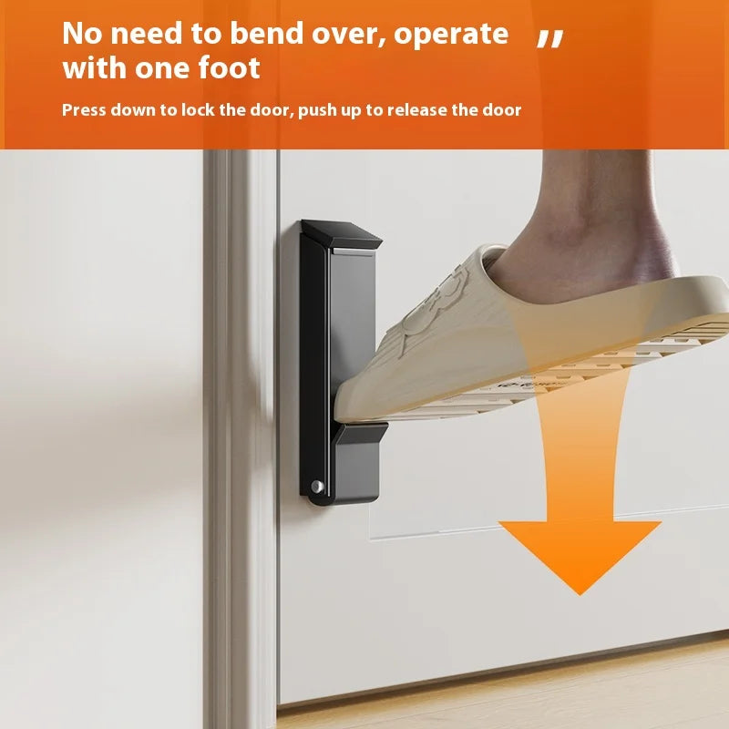 Upgraded Folding Door Stopper; Anti-Collision Door Stop; Door Plug; Door Bumper; Fixed Door Blocker; Door Top Block