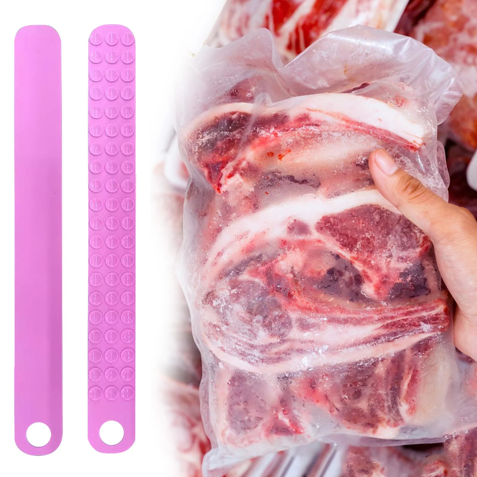 Silicone Meat Thaw Belt - Food Grade Rapid Defrosting Stripes