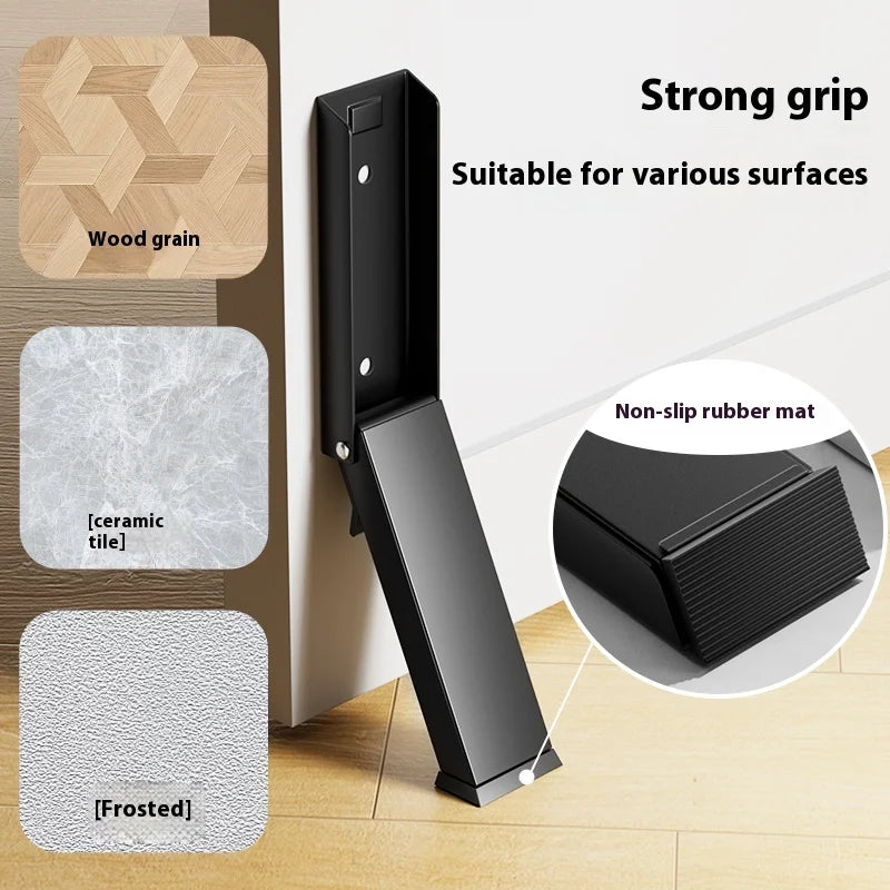 Upgraded Folding Door Stopper; Anti-Collision Door Stop; Door Plug; Door Bumper; Fixed Door Blocker; Door Top Block