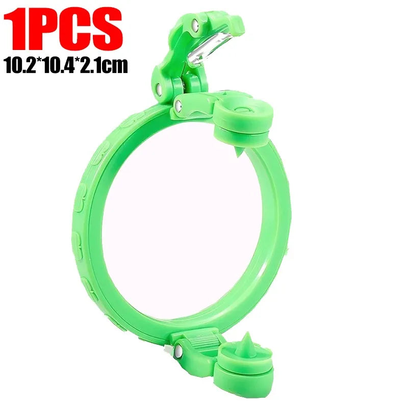 Green Fruit Peeler Vegetable Handheld Rotating Peeler Stainless Steel Spiralizer Peeler for Apple Pear Peeling Kitchen Gadgets