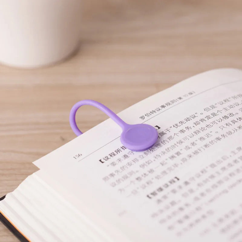 Reusable Magnetic USB Cable Ties Cord Organizer Silicone Magnetic Cord Ties for Bundling Stuff Book Marker Fridge Magnets