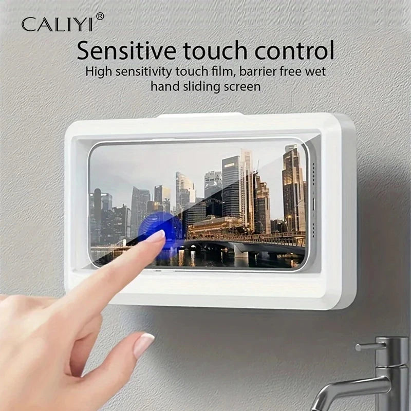 Universal Waterproof Anti-Fog Wall Phone Holder for Showers