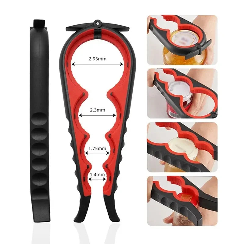 Multi-Functional 4-in-1 Bottle & Jar Opener