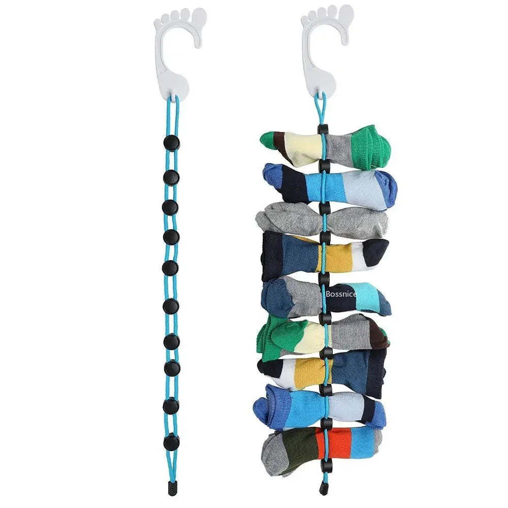 Adjustable Non-Slip Laundry Clothesline Organizer 1-9m