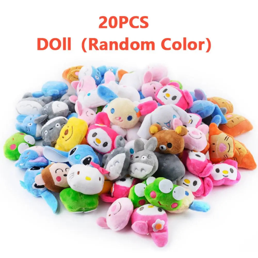 Doll Machine Coin Operated Play Game 15 Style Mini Claw Catch Toy Machines Cartoon Doll Children Interactive Toys Birthday Gift
