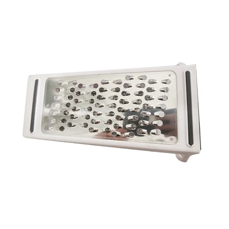 2-Sided Stainless Steel Cheese and Vegetable Grater with Container