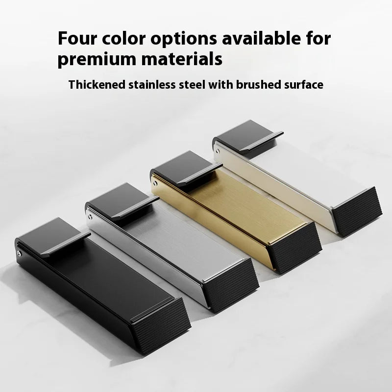 Upgraded Folding Door Stopper; Anti-Collision Door Stop; Door Plug; Door Bumper; Fixed Door Blocker; Door Top Block