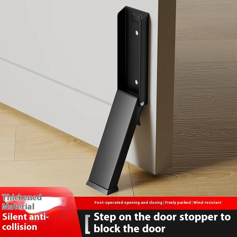 Upgraded Folding Door Stopper; Anti-Collision Door Stop; Door Plug; Door Bumper; Fixed Door Blocker; Door Top Block